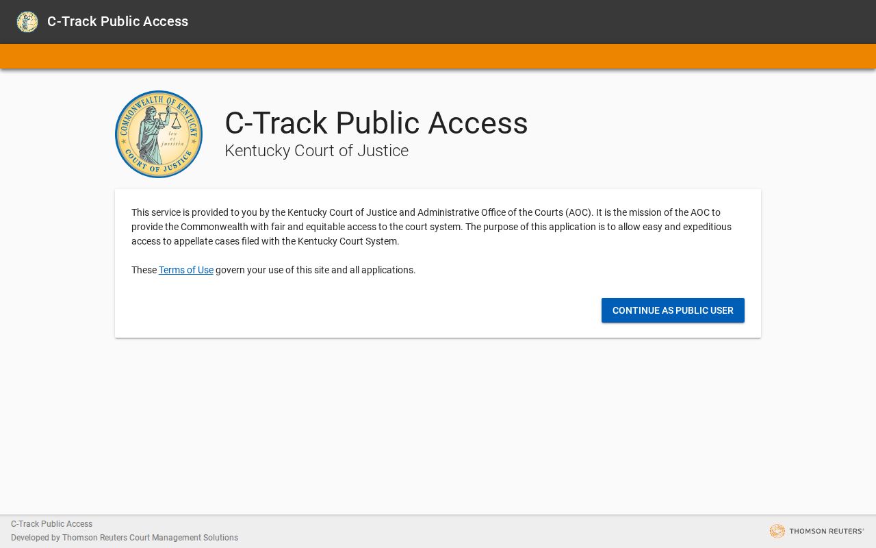 Public appellate search for Bourbon County criminal court cases